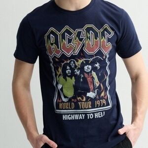 NWT AC/DC Unisex Highway To Hell Band Tee / Graphic Tee